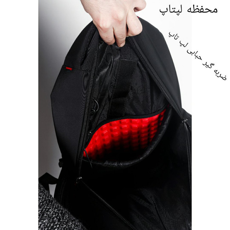 کوله پشتی لپ تاپ مدل Koo-ANTmstf مناسب برای لپ تاپ 15 تا 17 اینچی کد 9