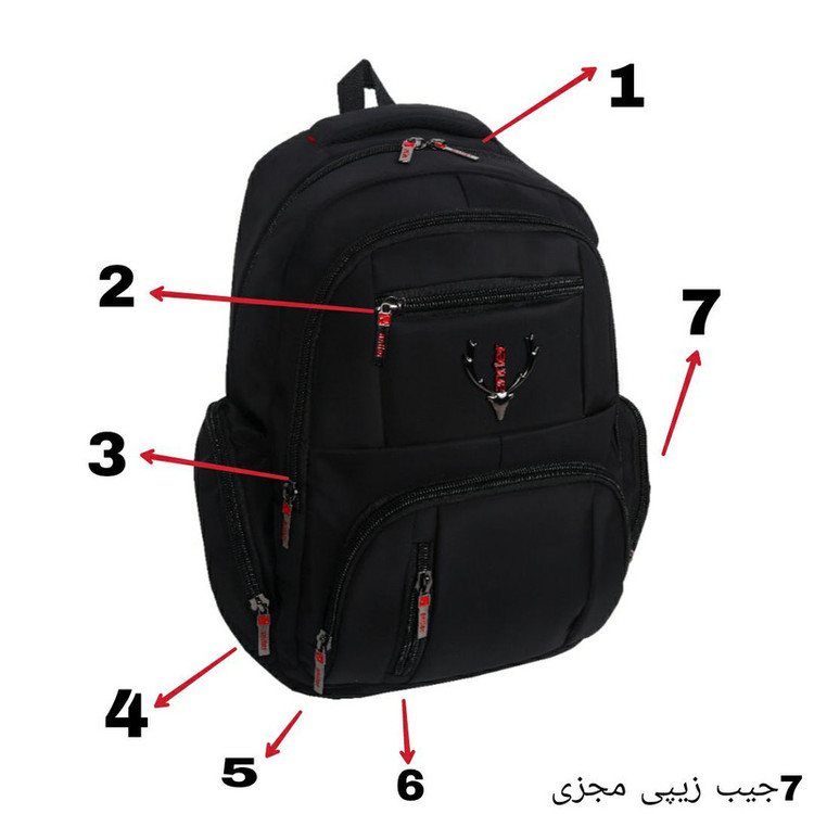 کوله پشتی لپ تاپ مدل Koo-ANTmstf مناسب برای لپ تاپ 15 تا 17 اینچی کد 9