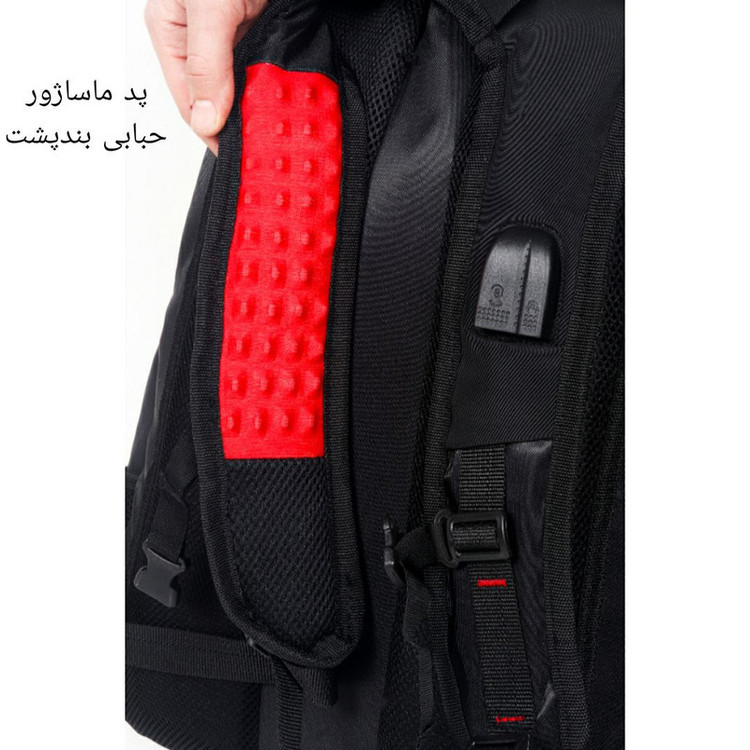 کوله پشتی لپ تاپ مدل Koo-ANTmstf مناسب برای لپ تاپ 15 تا 17 اینچی کد 9