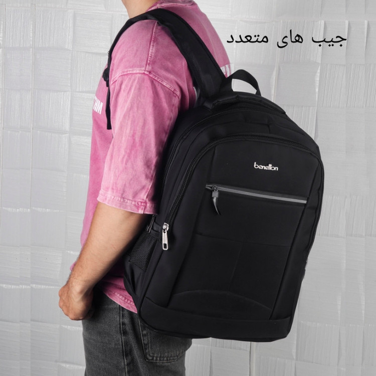 کوله پشتی بنلتون مدل jvd کد ۵۸