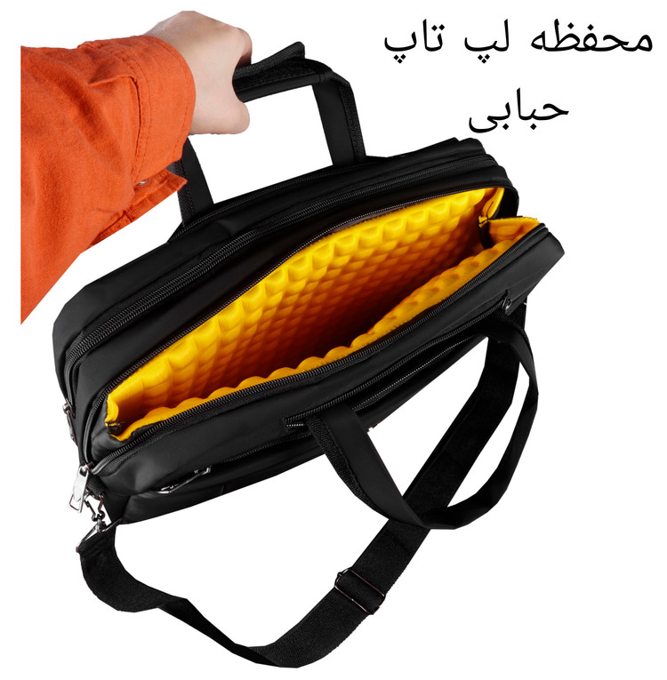 کیف لپتاپ دوکاره کوله شو مدل alx-khrd کد 812 مناسب لپتاپ تا 15/6 اینچ کد 812