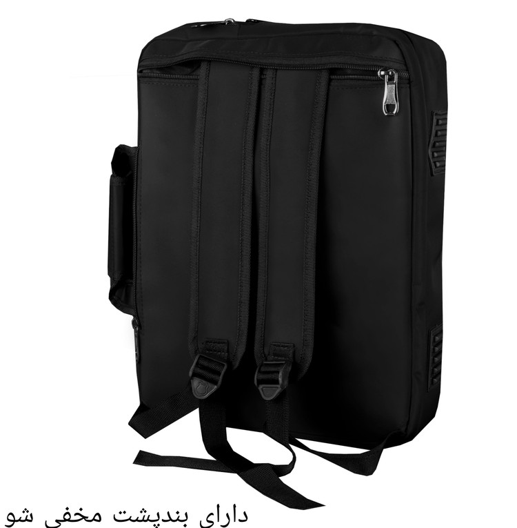 کیف لپتاپ دوکاره کوله شو مدل alx-khrd کد 812 مناسب لپتاپ تا 15/6 اینچ کد 812